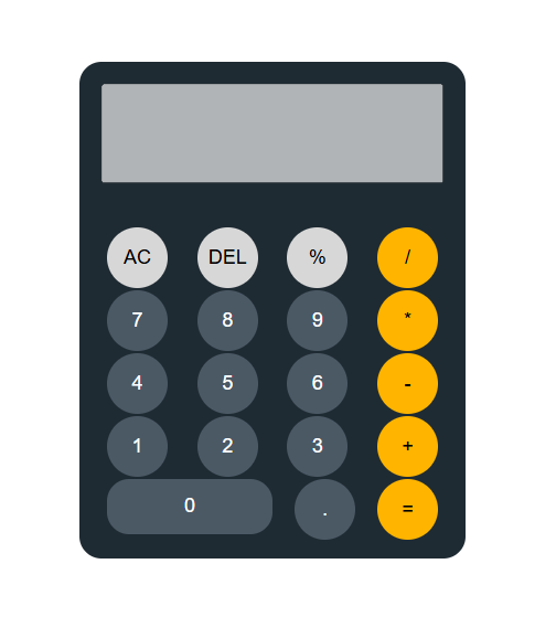 Calculator project preview